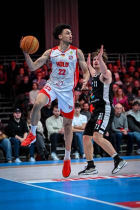 Barmer 2. Basketball Bundesliga ProA: Rheinstars Köln vs. Paderborn Baskets, 01.02.2026 Justin Onyejiaka (RheinStarsKöln 22), Barmer 2. Basketball Bundesliga ProA: Rheinstars Köln vs. Paderborn Baskets am 01.02.2026 in der Motorworld Köln in Koeln (Nordrhein-Westfalen) Copyright: xBEAUTIFULxSPORTS Mueller-Laschetx