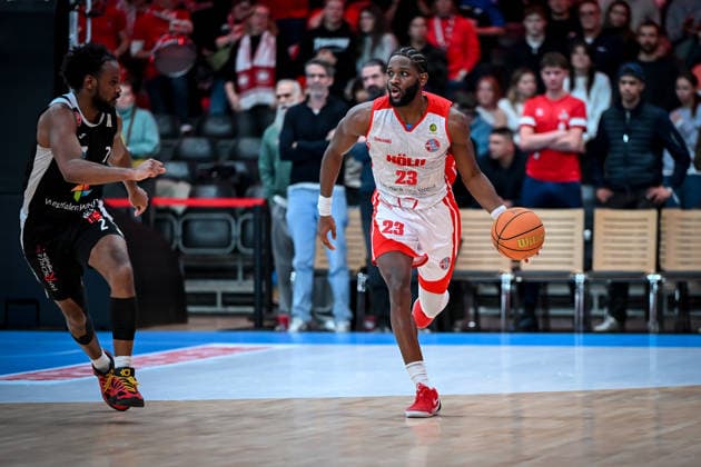Barmer 2. Basketball Bundesliga ProA: Rheinstars Köln vs. Paderborn Baskets, 01.02.2026 Michael Jordan Miller (RheinStarsKöln 23), Barmer 2. Basketball Bundesliga ProA: Rheinstars Köln vs. Paderborn Baskets am 01.02.2026 in der Motorworld Köln in Koeln (Nordrhein-Westfalen) Copyright: xBEAUTIFULxSPORTS Mueller-Laschetx
