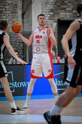 Barmer 2. Basketball Bundesliga ProA: Rheinstars Köln vs. Paderborn Baskets, 01.02.2026 Björn Rohwer (RheinStarsKöln 15), Barmer 2. Basketball Bundesliga ProA: Rheinstars Köln vs. Paderborn Baskets am 01.02.2026 in der Motorworld Köln in Koeln (Nordrhein-Westfalen) Copyright: xBEAUTIFULxSPORTS Mueller-Laschetx