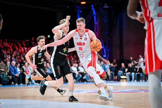 Barmer 2. Basketball Bundesliga ProA: Rheinstars Köln vs. Paderborn Baskets, 01.02.2026 Björn Rohwer (RheinStarsKöln 15), Barmer 2. Basketball Bundesliga ProA: Rheinstars Köln vs. Paderborn Baskets am 01.02.2026 in der Motorworld Köln in Koeln (Nordrhein-Westfalen) Copyright: xBEAUTIFULxSPORTS Mueller-Laschetx