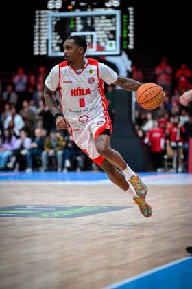 Barmer 2. Basketball Bundesliga ProA: Rheinstars Köln vs. Paderborn Baskets, 01.02.2026 Cedric Cezell Russell Jr. (RheinStarsKöln 0), Barmer 2. Basketball Bundesliga ProA: Rheinstars Köln vs. Paderborn Baskets am 01.02.2026 in der Motorworld Köln in Koeln (Nordrhein-Westfalen) Copyright: xBEAUTIFULxSPORTS Mueller-Laschetx