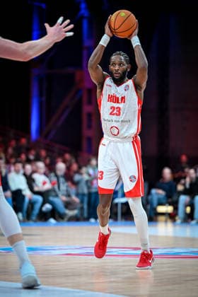 Barmer 2. Basketball Bundesliga ProA: Rheinstars Köln vs. Paderborn Baskets, 01.02.2026 Michael Jordan Miller (RheinStarsKöln 23), Barmer 2. Basketball Bundesliga ProA: Rheinstars Köln vs. Paderborn Baskets am 01.02.2026 in der Motorworld Köln in Koeln (Nordrhein-Westfalen) Copyright: xBEAUTIFULxSPORTS Mueller-Laschetx