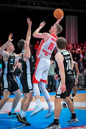 Barmer 2. Basketball Bundesliga ProA: Rheinstars Köln vs. Paderborn Baskets, 01.02.2026 Björn Rohwer (RheinStarsKöln 15), Barmer 2. Basketball Bundesliga ProA: Rheinstars Köln vs. Paderborn Baskets am 01.02.2026 in der Motorworld Köln in Koeln (Nordrhein-Westfalen) Copyright: xBEAUTIFULxSPORTS Mueller-Laschetx
