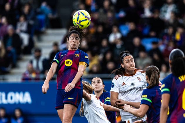 February 1, 2026, Barcelona, Barcelona, Spain: BARCELONA, SPAIN Ã¢â‚¬ 01 02 2026: Marta Torrejon of FC Barcelona, Barca Femenino in action during the Liga F match between FC Barcelona Femenino and Sevilla FC Femenino at the Estadi Johan Cruyff in Barcelona, Spain. Barcelona Spain - ZUMAs316 20260201_znp_s316_031 Copyright: xMartixSeguraxRamonedax