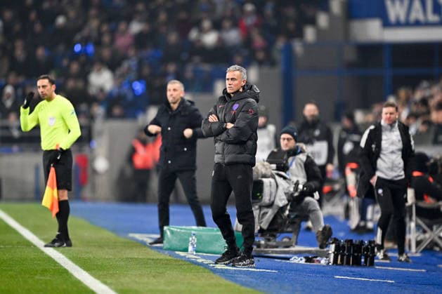 RC Strasbourg Alsace v Paris Saint-Germain - Ligue 1 McDonald s 2025 2026 Luis ENRIQUE (Entraineur PSG) during the Ligue 1 McDonald s match between Strasbourg and Paris SG at Stade de la Meinau on February 1, 2026 in Strasbourg, France. Strasbourg France  Copyright: xFEPx 776348271