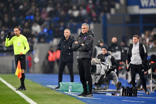 RC Strasbourg Alsace v Paris Saint-Germain - Ligue 1 McDonald s 2025 2026 Luis ENRIQUE (Entraineur PSG) during the Ligue 1 McDonald s match between Strasbourg and Paris SG at Stade de la Meinau on February 1, 2026 in Strasbourg, France. Strasbourg France  Copyright: xFEPx 776348271