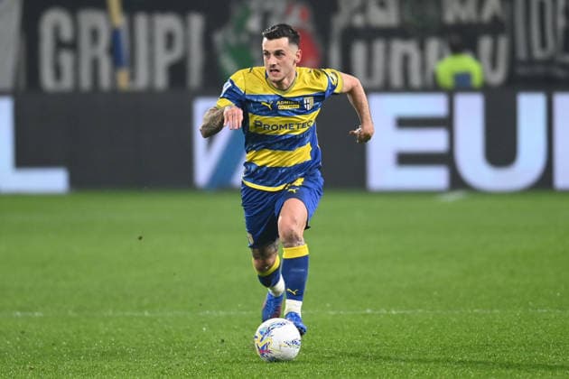 Emanuele Valeri (Parma Calcio) in action during Parma Calcio vs Juventus FC, Italian soccer Serie A match in Parma, Italy, February 01 2026  Copyright: xGianlucaxRicci IPAxSportx xipa-agency.netx xx IPA_70859404 IPA_Agency_IPA70859404