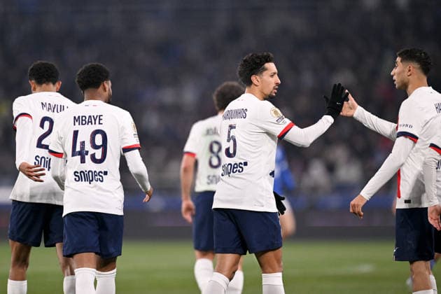 RC Strasbourg Alsace v Paris Saint-Germain - Ligue 1 McDonald s 2025 2026 05 MARQUINHOS (psg) during the Ligue 1 McDonald s match between Strasbourg and Paris SG at Stade de la Meinau on February 1, 2026 in Strasbourg, France. Strasbourg France  Copyright: xFEPx 776348271