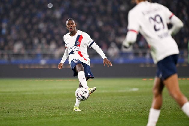 RC Strasbourg Alsace v Paris Saint-Germain - Ligue 1 McDonald s 2025 2026 25 Nuno MENDES (psg) during the Ligue 1 McDonald s match between Strasbourg and Paris SG at Stade de la Meinau on February 1, 2026 in Strasbourg, France. Strasbourg France  Copyright: xFEPx 776348271