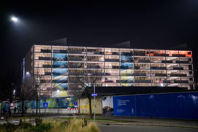 260201 Exterior view of the Milan Olympic Village during day -5 of the 2026 Winter Olympics on February 1, 2026 in Milan. Photo: Joel Marklund BILDBYRAN kod JM JM0779 bbeng Olympic Games, Olympische Spiele, Olympia, OS olympics winter olympics os ol olympiska spel vinter-os olympiske leker milano cortina 2026 milan cortina 2026 milano cortina 2026 olympic games milano cortina 2026 winter olympic games milano cortina-os milano cortina-ol vinter-ol os-byn os-by exteriör *** 260201 Exterior view of the Milan Olympic Village during day 5 of the 2026 Winter Olympics on February 1, 2026 in Milan Photo Joel Marklund BILDBYRAN code JM JM0779 bbeng olympic games olympics winter olympics os ol olympiska spel vinter os olympiske leker milano cortina 2026 milan cortina 2026 milano cortina 2026 olympic games milano cortina 2026 winter olympic games milano cortina os milano cortina ol vinter ol os byn os by exteriör  Copyright: JOELxMARKLUND BB260201JM061