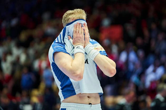 European Men s Handball Championship: Bronze Match Iceland s Ellidi Vidarsson after the EHF Euro 2026 Bronze match in handball between Iceland and Croatia at Jyske Bank Boxen in Herning on Sunday, February 1, 2026. (Photo: Thomas Traasdahl Ritzau Scanpix) , Herning Denmark Copyright: RitzauxScanpix ThomasxTraasdahlx spdk20260201-172811-L