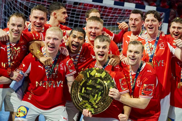 Men s Handball European Championship, EM, Europameisterschaft Final Denmark becomes European champions in handball after the final against Germany at Jyske Bank Boxen in Herning on Sunday, February 1, 2026. (Photo: Thomas Traasdahl Ritzau Scanpix) , Herning Denmark *** Men s Handball European Championship Final Denmark becomes European champions in handball after the final against Germany at Jyske Bank Boxen in Herning on Sunday, February 1, 2026 Photo Thomas Traasdahl Ritzau Scanpix , Herning Denmark  Copyright: RitzauxScanpix ThomasxTraasdahlx spdk20260201-210311-L