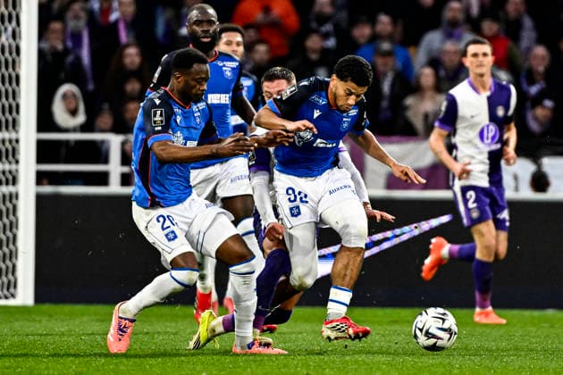 FOOTBALL : Toulouse vs Auxerre - 20eme Journee de Ligue1 McDonald S - Toulouse - 01 02 2026 Clement Akpa (aja) Toulouse  Copyright: xThierryxBretonx