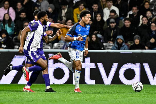 FOOTBALL : Toulouse vs Auxerre - 20eme Journee de Ligue1 McDonald S - Toulouse - 01 02 2026 Daniel Loader (aja) Toulouse  Copyright: xThierryxBretonx
