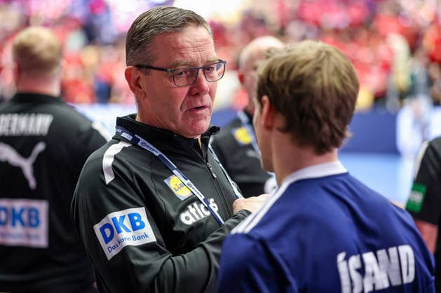 01.02.2026, Handball, Men s EHF EURO 2026, Deutschland - Dänemark, Jyske Bank Boxen in Herning, Final: Headcoach Alfred Gislason (Germany hc) Dänemark