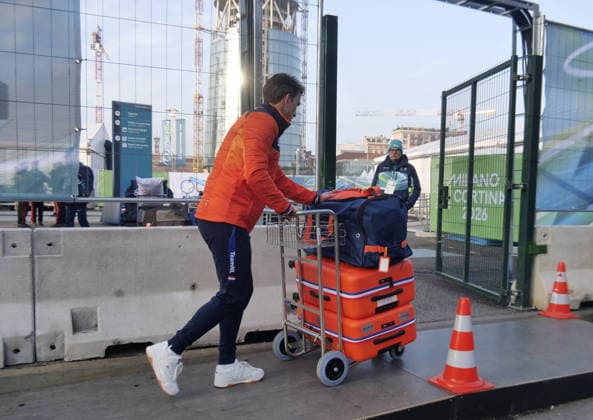 Team athletes at the Milan Cortina 2026 Olympic Village  Copyright: xLucaxPontix xipa-agency.netx xx IPA_Agency_IPA70863297  Copyright: xIMAGO LucaxPontix xipa-agency.netx xIMAGO IndependentxPhotoxAgencyxInt.x IPA_Agency_IPA70863297