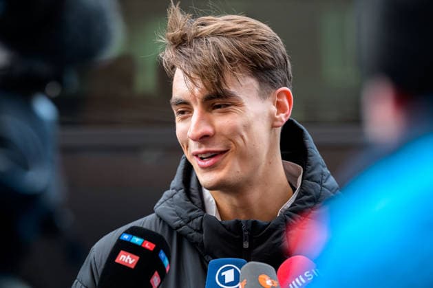 Herning: Handball EM 2026 - Abreise - Deutschland Julian Köster Koester (Deutschland) Silkeborg Radisson Hotel Daenemark