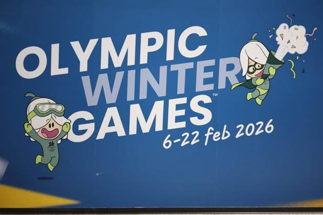 2026 Winter Olympics Games Milano Cortina Pierre Teyssot MAXPPP ; Delegations and guest for the Milan-Cortina Winter Olympics arrive and get accredited at Milano Malpensa Airport on the outskirts of Milan, Ferno, Italy, on February 2, 2026. The 2026 Winter Olympics Games will take place from February 6 to 22 at sites across Lombardy and Northeast Italy. Olympic Winter games, Winterspiele,Spiele, Summer games Milano Cortina d Ampezzo Pierre Teyssot Maxppp Ferno Lombardy Italy  Copyright: xMAXPPPxPierrexTeyssotx TEY19998 TEY19998