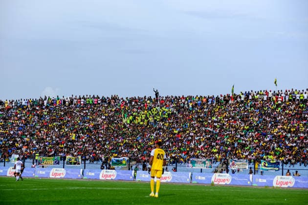 DRC: Michel Nkuka Lumumba at AS Vita Club vs Les Aigles du Congo Derby KINSHASA, DRC - JANUARY 31, 2026: Michel Nkuka Mboladinga, popularly known as Lumumba for his iconic tribute pose to Patrice Lumumba, attends the Linafoot Ligue 1 match between AS Vita Club and FC Les Aigles du Congo at Stade Tata RaphaÃ«l. This marks his first public appearance in a Congolese stadium following his viral fame during the 2025 Africa Cup of Nations (AFCON) in Morocco. The high-stakes derby ended in a 0-0 draw. Kinshasa TATA RAPAHEL Stadium KINSHASA Democratic Republic of the Congo