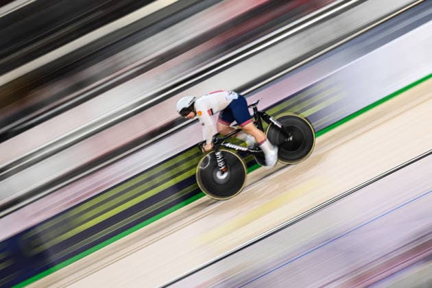 2026 UEC Track Elite European Championships Picture by Olly Hassell SWpix.com - 02 02 2026 - Cycling - 2026 UEC Track Elite European Championships - Konya Velodrome, Konya, Türkiye - Women s Sprint Qualifying - Sophie Capewell (Great Britain) Copyright: x xSWpix.comx(t axPhotographyxHubxLtd)xOllyxHassell SWpix.comx SWP-3177-0284