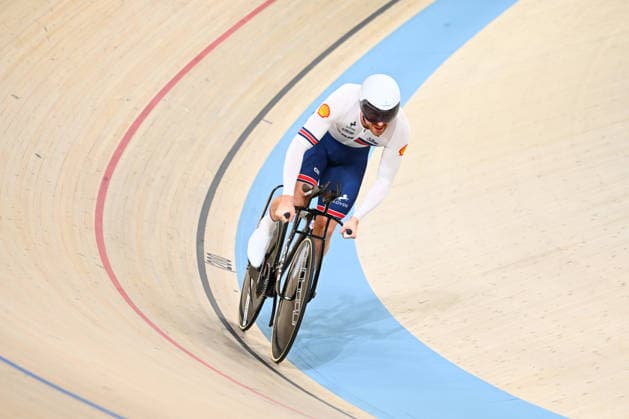 2026 UEC Track Elite European Championships Picture by Olly Hassell SWpix.com - 02 02 2026 - Cycling - 2026 UEC Track Elite European Championships - Konya Velodrome, Konya, Türkiye - Men s Time Trial Qualifying - Joe Truman (Great Britain) Copyright: x xSWpix.comx(t axPhotographyxHubxLtd)xOllyxHassell SWpix.comx SWP-3177-0291