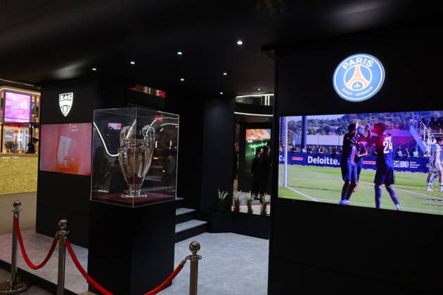 Champions League trophy meets visitors at Web Summit Qatar DOHA, QATAR - FEBRUARY 2: The UEFA Champions League trophy won by Paris Saint-Germain (PSG) is on display for visitors during Web Summit Qatar 2026 at the Doha Exhibition and Convention Center (DECC) in Doha, Qatar. Web Summit Qatar 2026, one of the world’s leading technology and entrepreneurship events, brings together global innovators, startups and industry leaders in the Qatari capital. Ali Altunkaya Anadolu Doha Qatar. Editorial use only. Please get in touch for any other usage.  Copyright: x2026xAnadoluxAlixAltunkayax