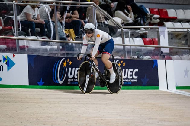 CAPEWELL Sophie: UEC Track cycling, Rad, Radsport, Bahnrad, Bahn European Championships Konya 2026 CAPEWELL Sophie ( GBR ) Great Britain Querformat - quer - horizontal - Landscape - Event Veranstaltung: UEC Track Cycling European Championships 2026 - Category Kategorie: Cycling - Track Cycling European Championships - Location Ort: Asia - Turkey - Türkiye - Konya - Discipline: Sprint - Category: Elite Women - Distance: 200 m - Date Datum: 02.02.2026 Monday Day 2 -