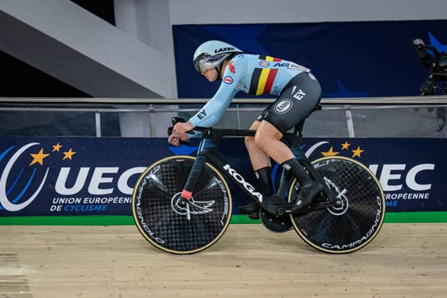 GHEYSENS Zita: UEC Track cycling, Rad, Radsport, Bahnrad, Bahn European Championships Konya 2026 GHEYSENS Zita ( BEL ) Belgium Querformat - quer - horizontal - Landscape - Event Veranstaltung: UEC Track Cycling European Championships 2026 - Category Kategorie: Cycling - Track Cycling European Championships - Location Ort: Asia - Turkey - Türkiye - Konya - Discipline: Sprint - Category: Elite Women - Distance: 200 m - Date Datum: 02.02.2026 Monday Day 2 -