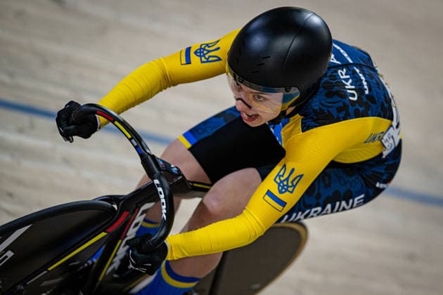 LOHVINIUK Oleksandra: UEC Track cycling, Rad, Radsport, Bahnrad, Bahn European Championships Konya 2026 LOHVINIUK Oleksandra ( UKR ) Ukraine Querformat - quer - horizontal - Landscape - Event Veranstaltung: UEC Track Cycling European Championships 2026 - Category Kategorie: Cycling - Track Cycling European Championships - Location Ort: Asia - Turkey - Türkiye - Konya - Discipline: Sprint - Category: Elite Women - Distance: 200 m - Date Datum: 02.02.2026 Monday Day 2 -