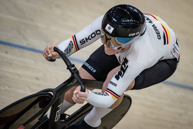 GRABOSCH Pauline Sophie: UEC Track cycling, Rad, Radsport, Bahnrad, Bahn European Championships Konya 2026 GRABOSCH Pauline Sophie ( GER ) Germany Querformat - quer - horizontal - Landscape - Event Veranstaltung: UEC Track Cycling European Championships 2026 - Category Kategorie: Cycling - Track Cycling European Championships - Location Ort: Asia - Turkey - Türkiye - Konya - Discipline: Sprint - Category: Elite Women - Distance: 200 m - Date Datum: 02.02.2026 Monday Day 2 -