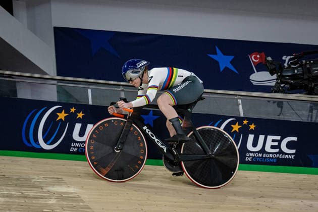 VAN DE WOUW Hetty: UEC Track cycling, Rad, Radsport, Bahnrad, Bahn European Championships Konya 2026 VAN DE WOUW Hetty ( NED ) Netherlands Querformat - quer - horizontal - Landscape - Event Veranstaltung: UEC Track Cycling European Championships 2026 - Category Kategorie: Cycling - Track Cycling European Championships - Location Ort: Asia - Turkey - Türkiye - Konya - Discipline: Sprint - Category: Elite Women - Distance: 200 m - Date Datum: 02.02.2026 Monday Day 2 -