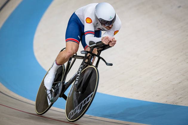 TRUMAN Joseph: UEC Track cycling, Rad, Radsport, Bahnrad, Bahn European Championships Konya 2026 TRUMAN Joseph ( GBR ) Great Britain Querformat - quer - horizontal - Landscape - Event Veranstaltung: UEC Track Cycling European Championships 2026 - Category Kategorie: Cycling - Track Cycling European Championships - Location Ort: Asia - Turkey - Türkiye - Konya - Discipline: Individual Time Trail - Category: Elite Men - Distance: 1000 m - Date Datum: 02.02.2026 Monday Day 2 -