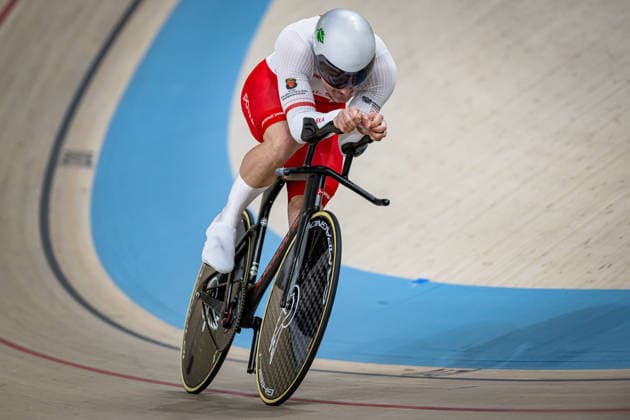 LAMASZEWSKI Tomasz: UEC Track cycling, Rad, Radsport, Bahnrad, Bahn European Championships Konya 2026 LAMASZEWSKI Tomasz ( POL ) Poland Querformat - quer - horizontal - Landscape - Event Veranstaltung: UEC Track Cycling European Championships 2026 - Category Kategorie: Cycling - Track Cycling European Championships - Location Ort: Asia - Turkey - Türkiye - Konya - Discipline: Individual Time Trail - Category: Elite Men - Distance: 1000 m - Date Datum: 02.02.2026 Monday Day 2 -