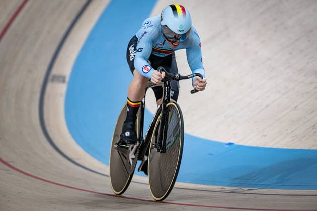 DE SCHRIJVER Runar: UEC Track cycling, Rad, Radsport, Bahnrad, Bahn European Championships Konya 2026 DE SCHRIJVER Runar ( BEL ) Belgium Querformat - quer - horizontal - Landscape - Event Veranstaltung: UEC Track Cycling European Championships 2026 - Category Kategorie: Cycling - Track Cycling European Championships - Location Ort: Asia - Turkey - Türkiye - Konya - Discipline: Individual Time Trail - Category: Elite Men - Distance: 1000 m - Date Datum: 02.02.2026 Monday Day 2 -