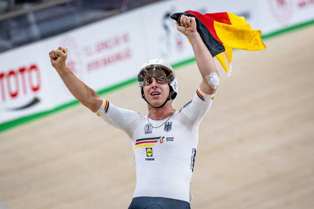 TEUTENBERG Tim Torn: UEC Track cycling, Rad, Radsport, Bahnrad, Bahn European Championships Konya 2026 TEUTENBERG Tim Torn ( GER ) Germany Querformat - quer - horizontal - Landscape - Event Veranstaltung: UEC Track Cycling European Championships 2026 - Category Kategorie: Cycling - Track Cycling European Championships - Location Ort: Asia - Turkey - Türkiye - Konya - Discipline: Points Race - Category: Elite Men - Distance: 40 km - Date Datum: 02.02.2026 Monday Day 2 -