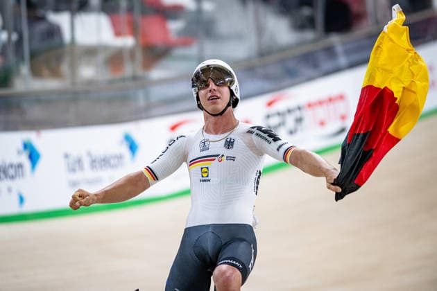 TEUTENBERG Tim Torn: UEC Track cycling, Rad, Radsport, Bahnrad, Bahn European Championships Konya 2026 TEUTENBERG Tim Torn ( GER ) Germany Querformat - quer - horizontal - Landscape - Event Veranstaltung: UEC Track Cycling European Championships 2026 - Category Kategorie: Cycling - Track Cycling European Championships - Location Ort: Asia - Turkey - Türkiye - Konya - Discipline: Points Race - Category: Elite Men - Distance: 40 km - Date Datum: 02.02.2026 Monday Day 2 -