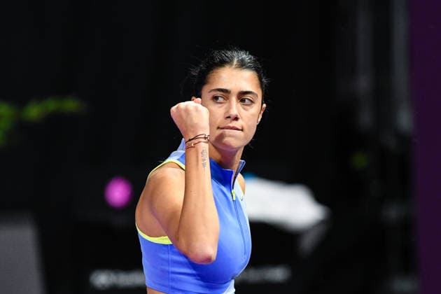 Transylvania Open 2025 - WTA, Tennis Damen 250 Tournament - Round 1 Olga Danilovic reacts during round 1 of the Transylvania Open 2026, a WTA250 Tournament, at BT Arena in Cluj-Napoca, Romania, on February 2, 2026 Cluj-Napoca Romania  Copyright: xFlaviuxBuboix originalFilename:buboi-notitle260202_npW0m.jpg