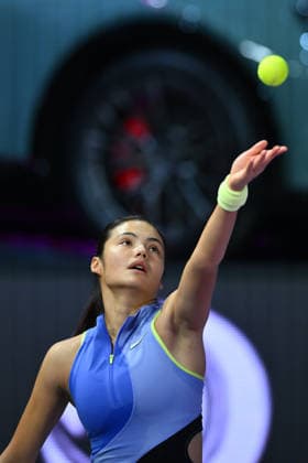Transylvania Open 2026 - WTA, Tennis Damen 250 Tournament - Day 3 - Emma Raducanu v Greet Minnen Emma Raducanu of Great Britain competes in the first round of the Transylvania Open 2026, a WTA250 Tournament, against Greet Minnen of Belgium , at BT Arena in Cluj-Napoca, Romania, on February 2, 2026. Alex Nicodim Imago Images Copyright: xAlexxNicodimx
