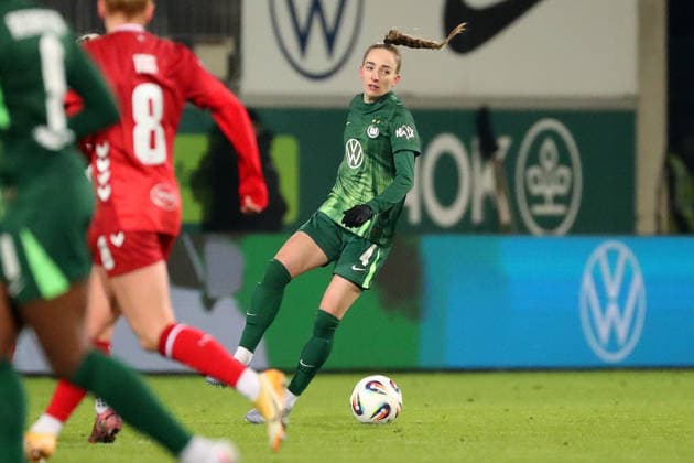 VfL vs. Köln, BL Frauen Wolfsburg, 02.02.2026, Fußball, Frauen, Google Pixel Bundesliga, Saison 2025 2026, VfL Wolfsburg vs 1. FC Köln, Sophia Kleinherne (VfL Wolfsburg) AOK Stadion Niedersachsen Deutschland