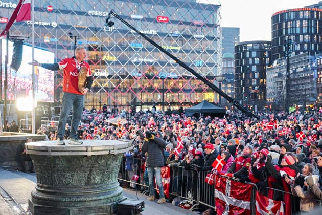 The Handball Men Honored at Copenhagen City Hall National coach Nikolaj Jacobsen as Denmark s men s handball team is honored as European champions at Copenhagen City Hall on Monday, February 2, 2026. The team won gold at the European Handball Championship in Herning on Sunday and is invited to the city hall for the occasion, including city hall pancakes. (Photo: Thomas Traasdahl Ritzau Scanpix) , Copenhagen Denmark Copyright: RitzauxScanpix ThomasxTraasdahlx spdk20260202-191012-L