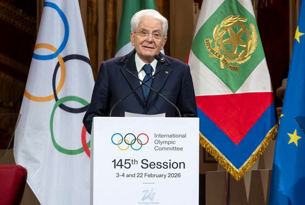 February 2, 2026, Milano: Il Presidente della Repubblica Sergio Mattarella al Teatro alla Scala dichiara aperta la 145ma sessionedel Comitato Olimpico Internazionalea Milano, 2 febbraio 2026 ANSA Paolo Giandotti - Ufficio per la stampa e l informazione della Presidenza della Repubblica +++ UFFICIO STAMPA QUIRINALE +++ FOTO NON IN VENDITA - DA USARE SOLO PER FINI GIORNALISTICI +++ NPK +++ .----.An handout picture, provided by Quirinale press office, shows the President of the Italian Republic Sergio Mattarella at the Teatro alla Scala declaring the 145th session of the International Olympic Committee open in Milan, 2 February 2026 ANSA Paolo Giandotti - Office for Press and Information of the Presidency of the Republic +++ ANSA PROVIDES ACCESS TO THIS HANDOUT PHOTO TO BE USED SOLELY TO ILLUSTRATE NEWS REPORTING OR COMMENTARY ON THE FACTS OR EVENTS DEPICTED IN THIS IMAGE - NO ARCHIVING - NO LICENSING - NPK Mattarella Dichiara Aperta La 145ma Sessione Del Cio  - ZUMAa110 20260202_zaf_a110_045 Copyright: xUfficioxStampaxQuirinalex