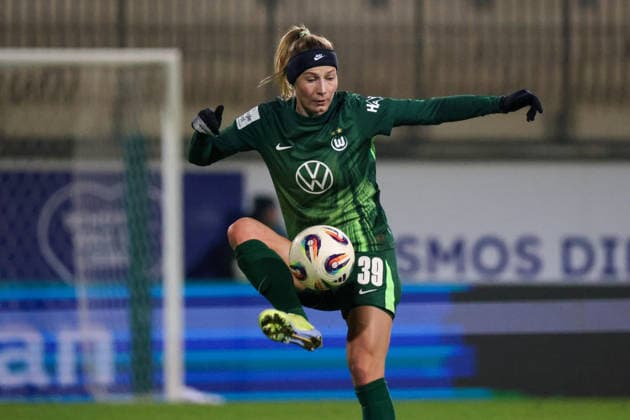 Wolfsburg, Deutschland 02. Februar 2026: 1. BL - Frauen - 2025 2026 - VfL Wolfsburg vs. 1. FC Köln Im Bild: Sarai Linder (VfL) DFB regulations prohibit any use of photographs as image sequences and or quasi-video AOK Stadion Niedersachsen Copyright: xFotostandx xFantinix