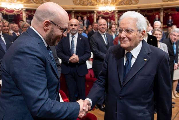 February 2, 2026, Milano: Il presidente della Repubblica Sergio Mattarella e il presidente della Camera Lorenzo Fontana al Teatro alla Scala per l apertura della 145ma sessione del Comitato Olimpico Internazionale, Milano, 2 febbraio 2026 ANSA Paolo Giandotti - Ufficio per la stampa della Presidenza della Repubblica +++ UFFICIO STAMPA QUIRINALE +++ FOTO NON IN VENDITA - DA USARE SOLO PER FINI GIORNALISTICI +++ NPK ++ Mattarella Dichiara Aperta La 145ma Sessione Del Cio ++  - ZUMAa110 20260202_zaf_a110_051 Copyright: xUfficioxStampaxQuirinalex(Paolox