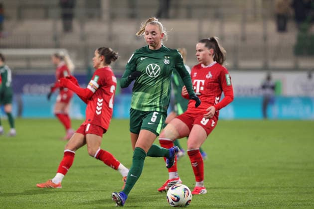 VfL vs. Köln, BL Frauen Wolfsburg, 02.02.2026, Fußball, Frauen, Google Pixel Bundesliga, Saison 2025 2026, VfL Wolfsburg vs 1. FC Köln, Ella Paddemors (VfL Wolfsburg) AOK Stadion Niedersachsen Deutschland