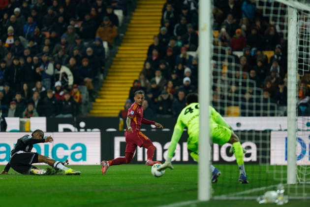 February 2, 2026, Udine, Friuli Venezia Giulia, Italy: RomaÃ¢â‚¬â ¢s FRANCA LIMA WESLEY during the Italian Serie A ENILIVE 2025 26 football match between Udinese and Roma at Bluenergy Stadium on February 2th, 2026, Udine, Italy Udine Italy - ZUMAr199 20260202_zsp_r199_038 Copyright: xMattiaxRadonix
