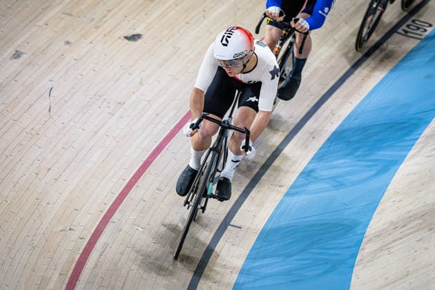 CONSTANT Matteo: UEC Track cycling, Rad, Radsport, Bahnrad, Bahn European Championships Konya 2026 CONSTANT Matteo ( SUI ) Switzerland Querformat - quer - horizontal - Landscape - Event Veranstaltung: UEC Track Cycling European Championships 2026 - Category Kategorie: Cycling - Track Cycling European Championships - Location Ort: Asia - Turkey - Türkiye - Konya - Discipline: Points Race - Category: Elite Men - Distance: 40 km - Date Datum: 02.02.2026 Monday Day 2 -
