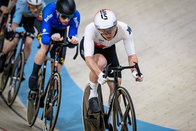 CONSTANT Matteo: UEC Track cycling, Rad, Radsport, Bahnrad, Bahn European Championships Konya 2026 CONSTANT Matteo ( SUI ) Switzerland Querformat - quer - horizontal - Landscape - Event Veranstaltung: UEC Track Cycling European Championships 2026 - Category Kategorie: Cycling - Track Cycling European Championships - Location Ort: Asia - Turkey - Türkiye - Konya - Discipline: Points Race - Category: Elite Men - Distance: 40 km - Date Datum: 02.02.2026 Monday Day 2 -