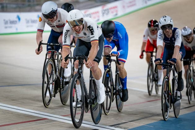 TEUTENBERG Tim Torn: UEC Track cycling, Rad, Radsport, Bahnrad, Bahn European Championships Konya 2026 TEUTENBERG Tim Torn ( GER ) Germany Querformat - quer - horizontal - Landscape - Event Veranstaltung: UEC Track Cycling European Championships 2026 - Category Kategorie: Cycling - Track Cycling European Championships - Location Ort: Asia - Turkey - Türkiye - Konya - Discipline: Points Race - Category: Elite Men - Distance: 40 km - Date Datum: 02.02.2026 Monday Day 2 -