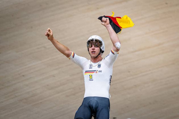 TEUTENBERG Tim Torn: UEC Track cycling, Rad, Radsport, Bahnrad, Bahn European Championships Konya 2026 TEUTENBERG Tim Torn ( GER ) Germany Querformat - quer - horizontal - Landscape - Event Veranstaltung: UEC Track Cycling European Championships 2026 - Category Kategorie: Cycling - Track Cycling European Championships - Location Ort: Asia - Turkey - Türkiye - Konya - Discipline: Points Race - Category: Elite Men - Distance: 40 km - Date Datum: 02.02.2026 Monday Day 2 -