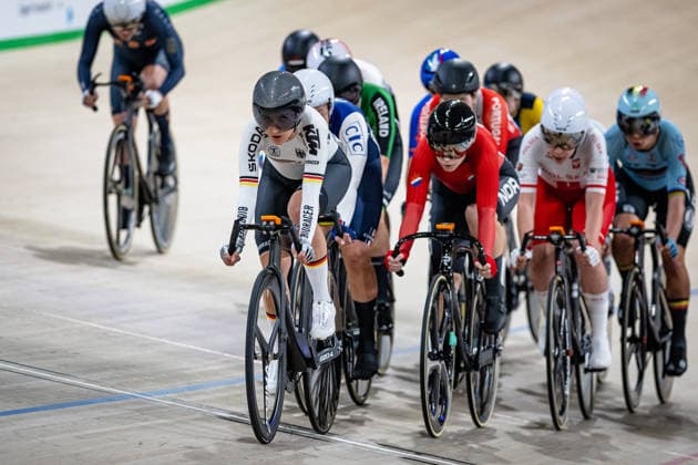 TEUTENBERG Lea Lin: UEC Track cycling, Rad, Radsport, Bahnrad, Bahn European Championships Konya 2026 TEUTENBERG Lea Lin ( GER ) - Germany Querformat - quer - horizontal - Landscape - Event Veranstaltung: UEC Track Cycling European Championships 2026 - Category Kategorie: Cycling - Track Cycling European Championships - Location Ort: Asia - Turkey - Türkiye - Konya - Discipline: Elimination Race - Category: Elite Women - Distance: ... m - Date Datum: 02.02.2026 Monday Day 2 -